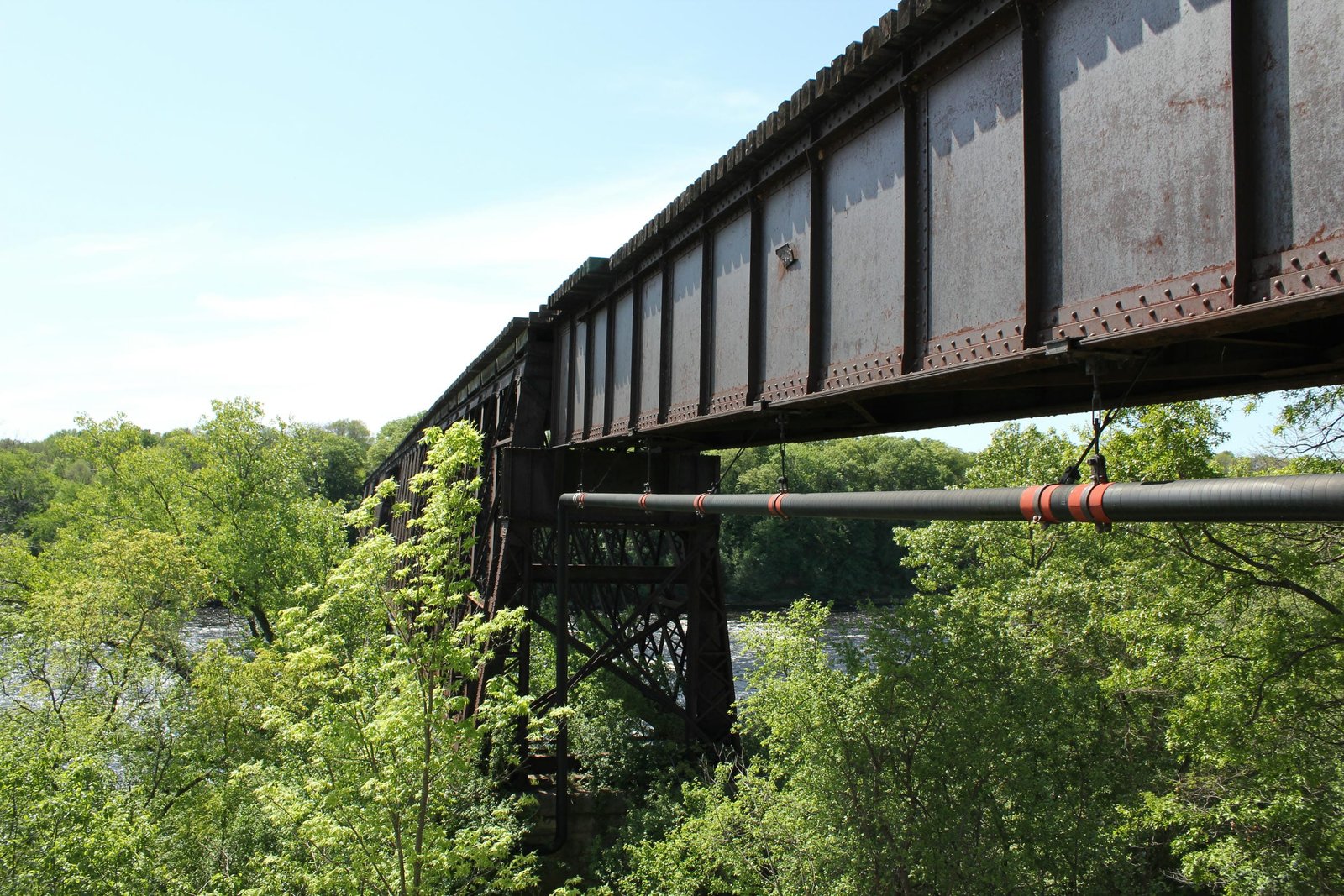 Looking west